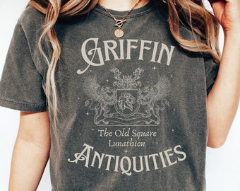 Griffin Antiquities Shirt: Book Lover Comfort Colors Tee