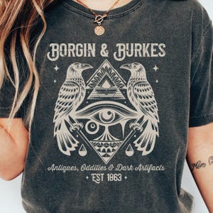 Borgin & Burkes T-Shirt, Wizarding Shirt, Book Reading Magic Shirt, Bookish Shirt, Gift for Reader Comfort Colors