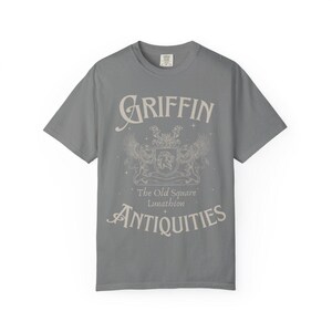 Griffin Antiquities Comfort Colors Shirt: Book Lover Comfort Colors Tee Grey