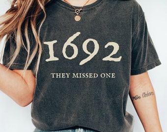 1692 Witch Shirt: Salem Book Club Tee, Spooky Season Top
