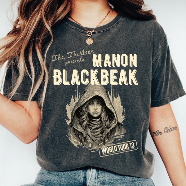 Manon Blackbeak Shirt, Manon Blackbeak Throne of Glass Shirt, Sarah J Maas Merch, Velaris Night Court Acotar Crescent City Comfort Colors