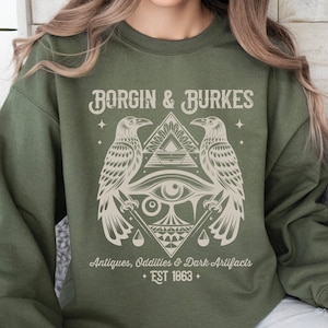Borgin & Burkes Sweatshirt, Wizarding Shirt, Book Reading Magic Shirt, Bookish Sweatshirt, Artifacts Shirt