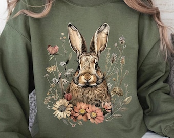 Sudadera de conejo del bosque