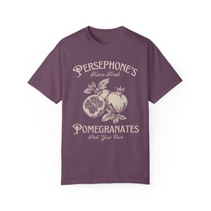Persephone's Pomegranates Shirt, Dark Academia T-shirt, Greek Mythology Shirt, Vintage, Comfort Colors® Berry