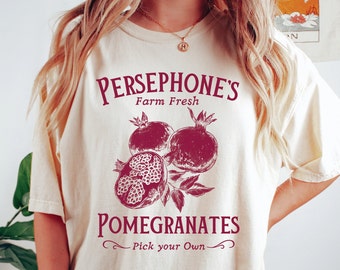 Persephone's Pomegranates Shirt, Greek Mythology Shirt, Dark Academia T-shirt, Comfort Colors®