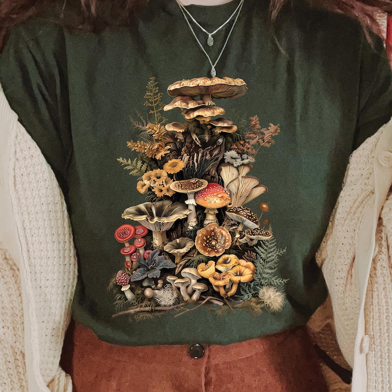 goblincore mushroom shirt