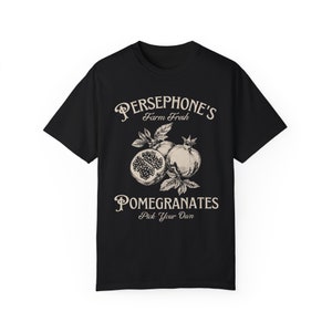 Persephone's Pomegranates Shirt, Dark Academia T-shirt, Greek Mythology Shirt, Vintage, Comfort Colors® image 6