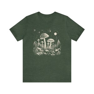 Camiseta Celestial Hongo: Goblincore Cottagecore Dark Academia imagen 7