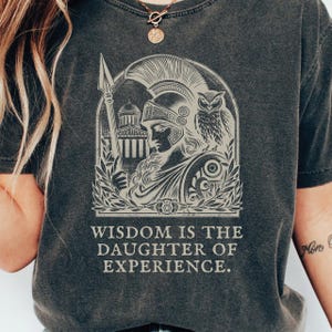 Athena Goddess Shirt: Vintage Greek Mythology Tee
