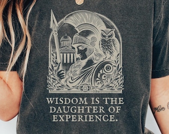 Athena Goddess Shirt: Vintage Greek Mythology Tee