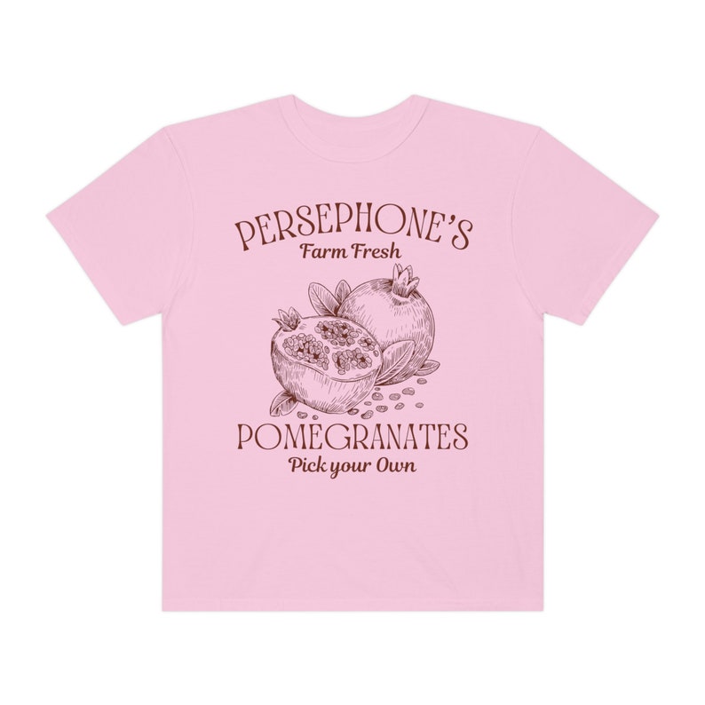 Persephone Pomegranate Shirt: Dark Academia Booktok Tee Blossom