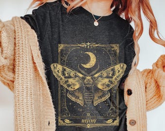 Moth Tarot Bella Canvas T-Shirt