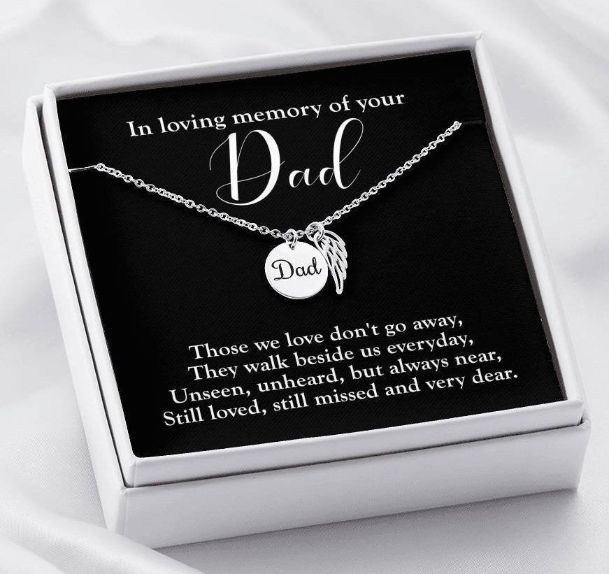 Loss of Dad Gift Loss of Father Necklace Gift Father | Etsy