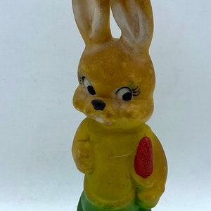 Nice Easter item, 50s/60s, rubber, Easter bunny, Rubber Toys Italy