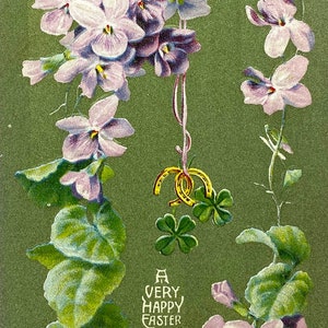 nostalgische ansichtkaart, Pasen, old Easter postcards, carte postales nostalgiques de Pâques, alte Osterpostkarte