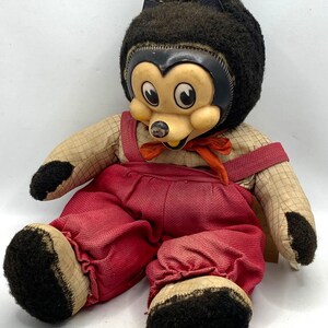 イギリス英国イングランド製ミッキーマウスラバードール人形ペンスタンド1940s 1930 mickey mouse doll - Etsy 日本