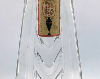 Large Eau de Cologne bottle with special design, Art Deco, 23 cm high
