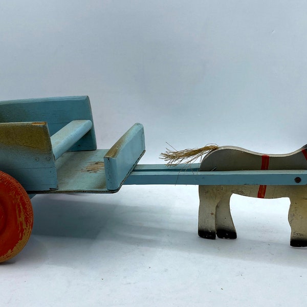 Donkey Pulling Cart Etsy