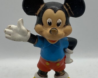 Disney rubber toys Mickey Mouse with stamp