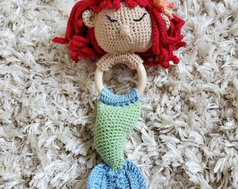mermaid teether