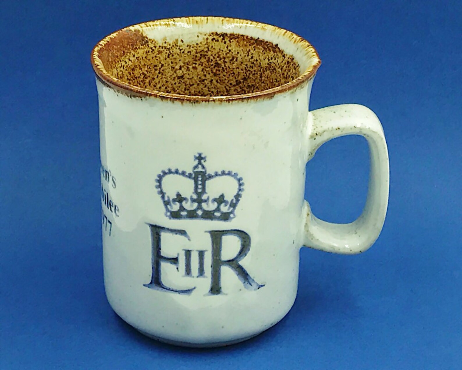 Queen's Silver Jubilee Mug Dunoon Ceramics Scotland Etsy