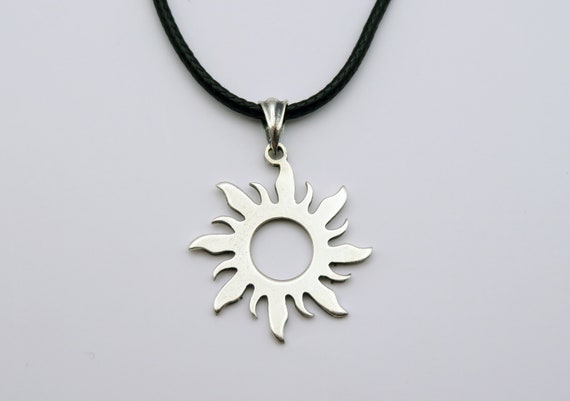925 Sterling Silver Necklace Cloud and Sun Design / Sezgin Jewels