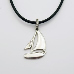 PENDANT Sterling Silver 925 } Boat | design #21