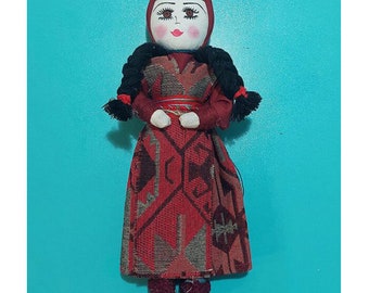 ARMENIAN DOLL Woman in National Costume Taraz HANDMADE 20 cm, 7.5 in