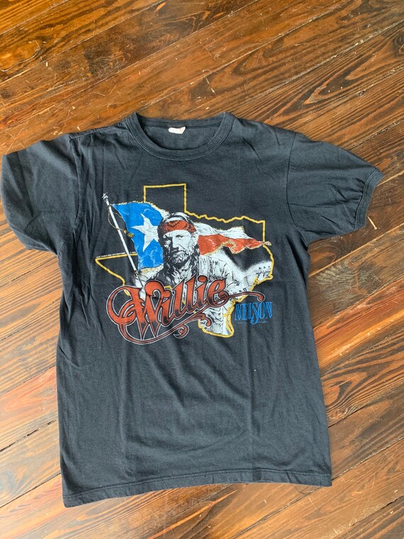 vintage WILLIE NELSON 1984 Canada Tour t shirt
