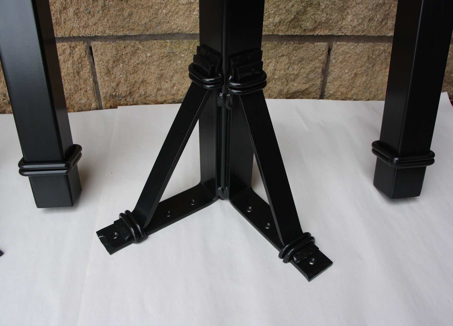 Industrial Table Legs/ Post Table Legs/ Welded Table Legs/ Etsy