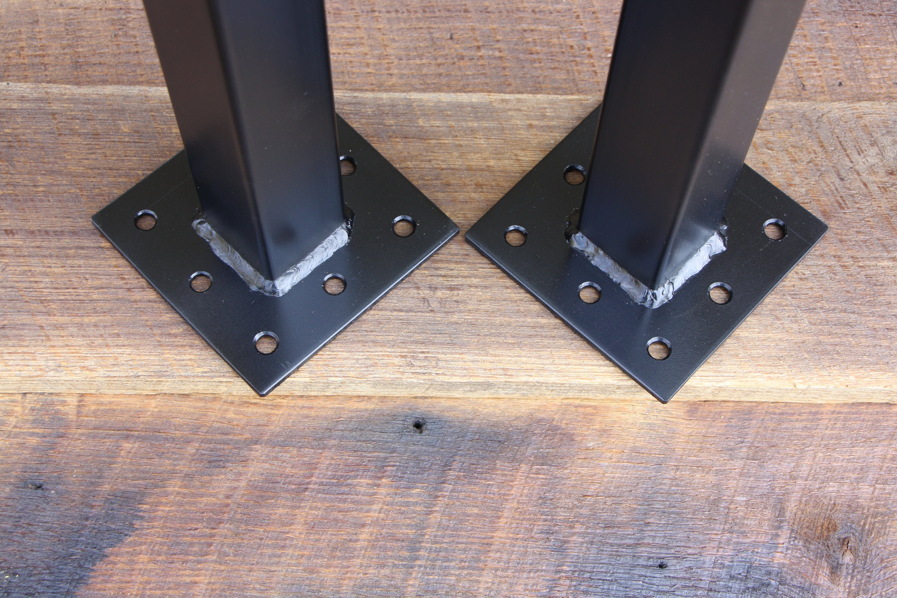 Industrial Table Legs/ Post Table Legs/ Welded Table Legs/ Etsy