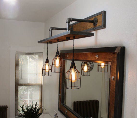 Barn style outlet bathroom light fixtures