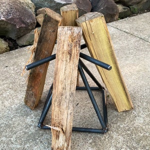 Firewood Holder, Firewood Teepee Holder image 6