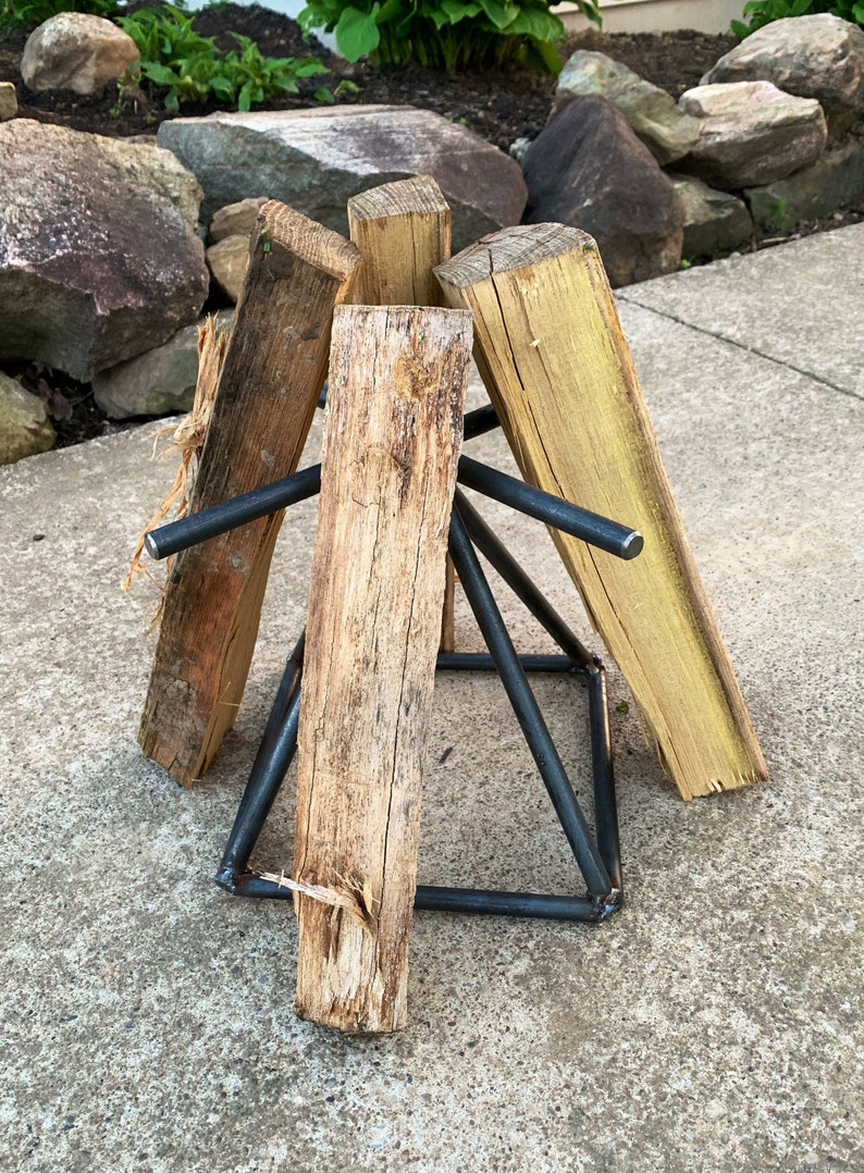 Firewood Holder, Firewood Teepee Holder image 6