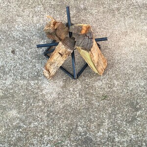 Firewood Holder, Firewood Teepee Holder image 5