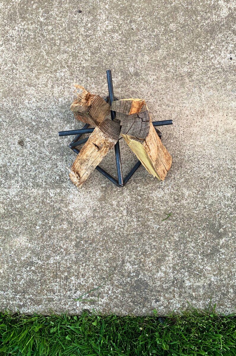 Firewood Holder, Firewood Teepee Holder image 5