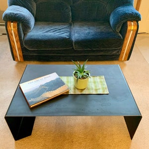RESERVED for GRAD Industrial Coffee Table Minimal Industrial Design Furniture. Modern Center Table for Living Room