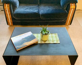 RESERVED for GRAD Industrial Coffee Table Minimal Industrial Design Furniture. Modern Center Table for Living Room