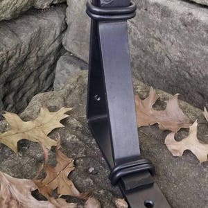 Rustic Industrial Shelf Bracket - Heavy Duty Steel Shelf Brackets #SB7071