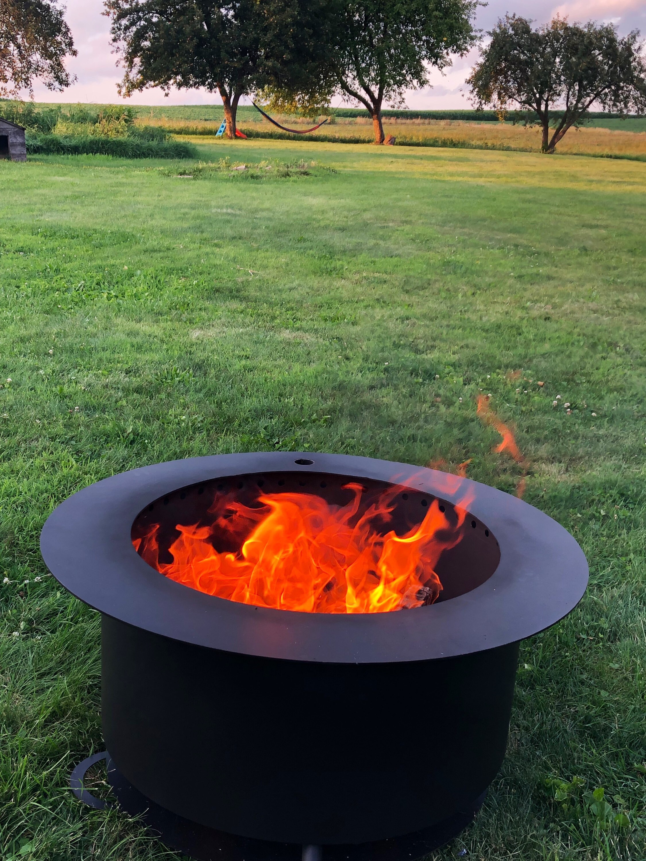 SMOKELESS Patio Fire pit, Barbeque pit #2416 - Etsy 日本