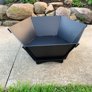 Collapsible Fire Pit, Stackable Fire Pit, Camping fire pit #624