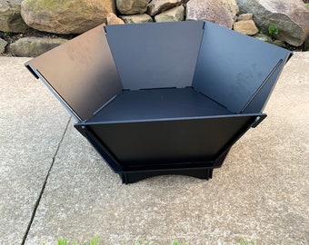 Collapsible Fire Pit, Stackable Fire Pit, Camping fire pit #624