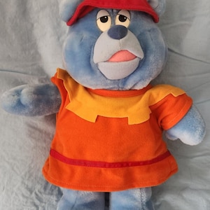 1980s Disney Gummi Bears Fisher Price Tummi plush retro toy