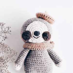 Sloth crochet pattern : Ola the Sloth amigurumi pattern, PDF Sloth crochet (English)