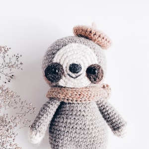 Sloth crochet pattern : Ola the Sloth amigurumi pattern, PDF Sloth crochet (English)