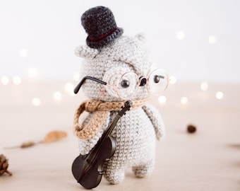 Patrón de crochet búho: Patrón amigurumi el búho Harold, PDF búho crochet (inglés)