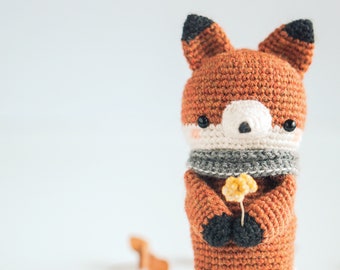 Amigurumi crochet pattern : Aiden The Fox Amigurumi, PDF Crochet pattern (English)