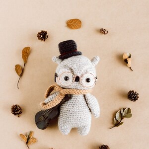 Owl crochet pattern : Harold the owl amigurumi pattern, PDF owl crochet English image 3