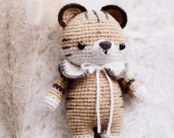 Amigurumi crochet pattern : Tora the Tiger Amigurumi, PDF Crochet pattern (English)