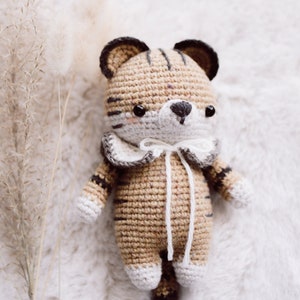 Amigurumi crochet pattern : Tora the Tiger Amigurumi, PDF Crochet pattern (English)